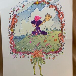 Natalie Andrewson Kiki's Delivery Service Large Risograph Print